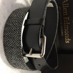 Allen Edmonds Men’s Belt Sz 38 NWT Leather/Tweed